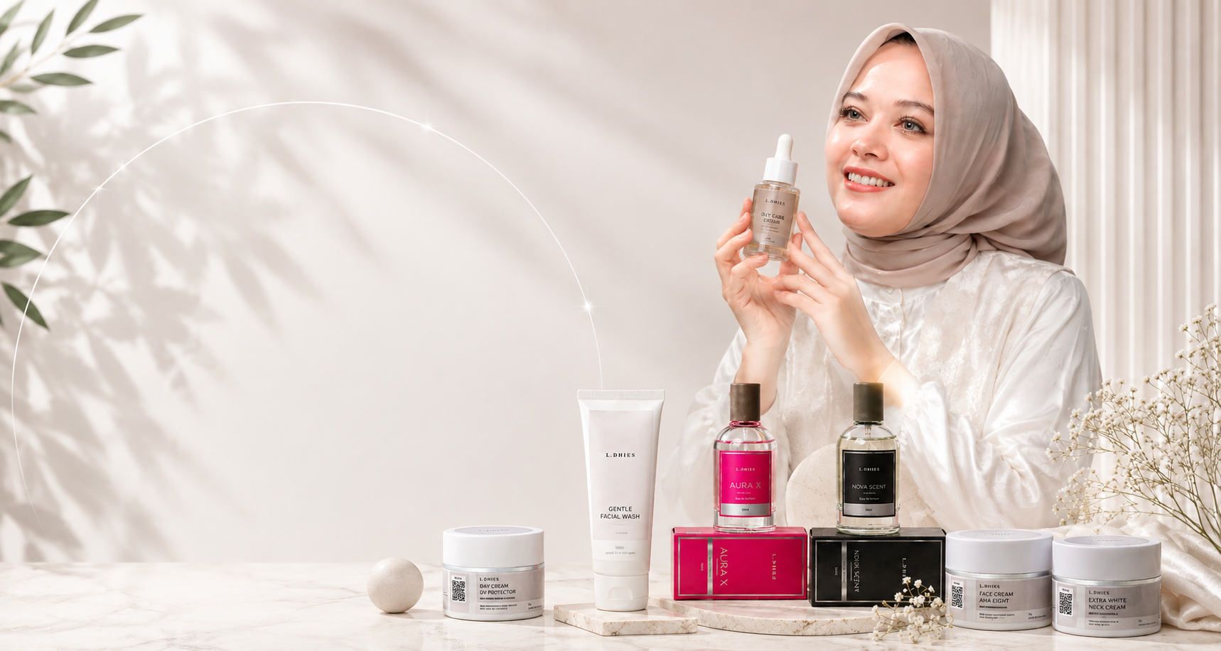 L.DHIES Skincare banner